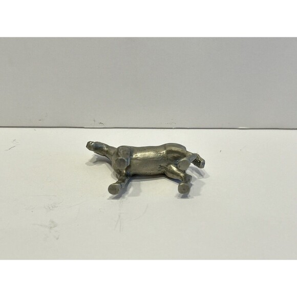 Vintage Collectible Fort Pewter Male Horse Figurine Animal. 2.5” - Picture 6 of 8